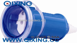 Cee Schuko 16A 230V Blue Coupler (QX10751)